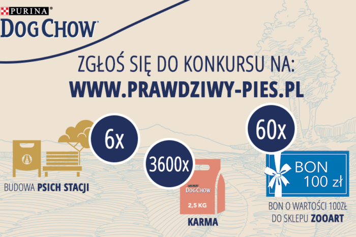 Konkurs dla właścicieli czworonogów: Purina® DOG CHOW® zbuduje Psie Stacje!